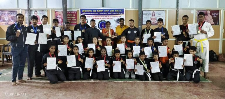 26 students selected for the national level Pencak Silat Games
